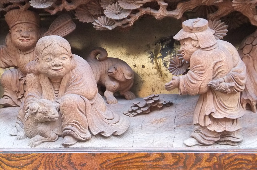 中国美術 堆朱 刻 林行唐子図 香合 蓋物 旧家蔵出 中国美術 堆朱 刻 林行唐子図 香合 蓋物 旧家蔵出 中国美術 堆朱 刻 林